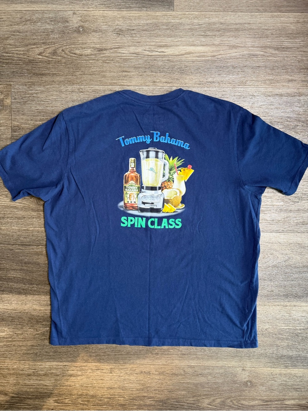 Tommy Bahama Navy 'Spin Class' Graphic Tee